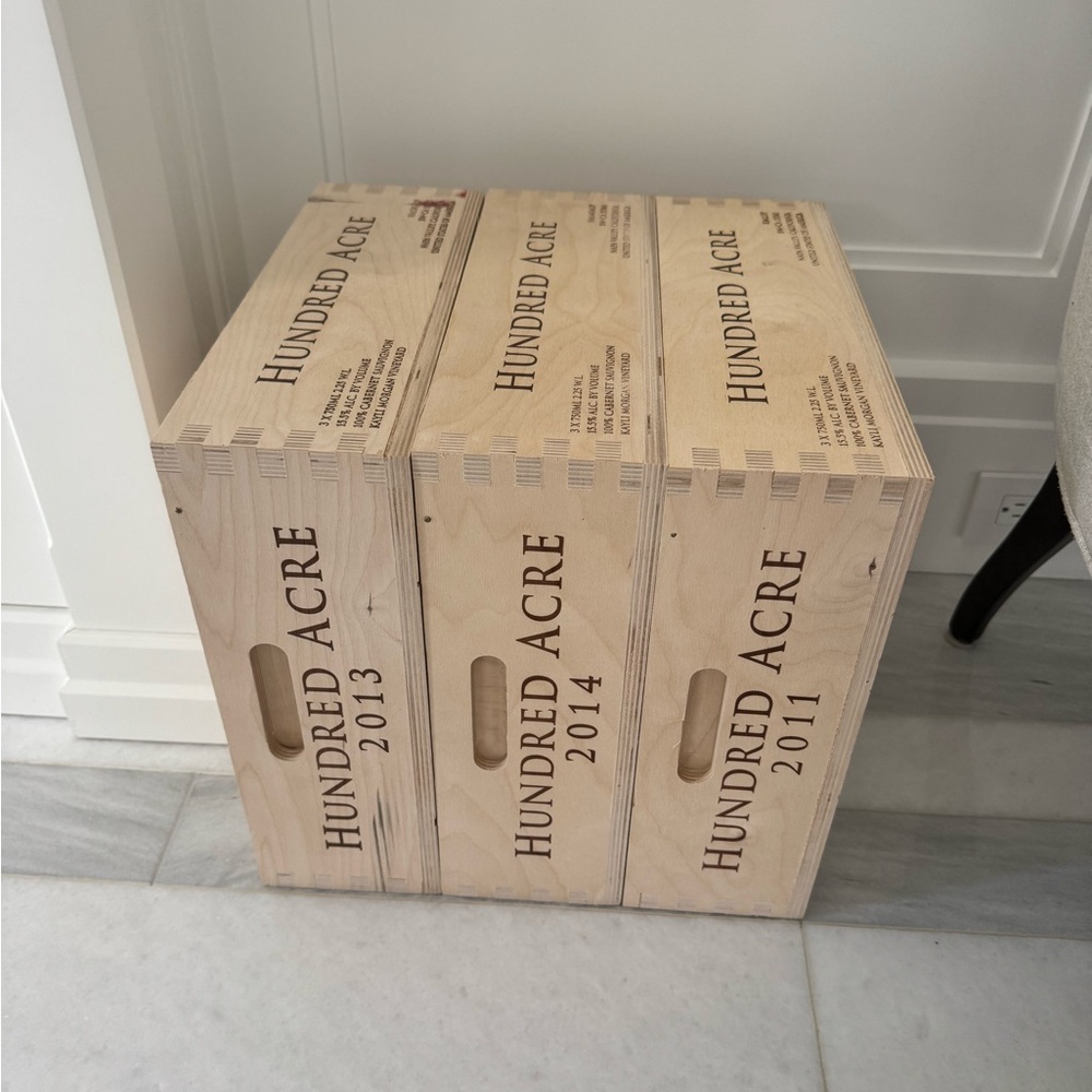 2013 Hundred Acre Kayli Morgan Wine crate